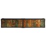 Mueble de TV madera maciza reciclada 150x30x41 cm