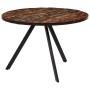 Mesa de comedor madera maciza reciclada 110x75 cm