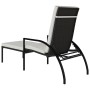 Brown synthetic rattan sun lounger with footrest by vidaXL, Loungers - Ref: Foro24-317628, Price: 91,61 €, Discount: %