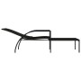 Brown synthetic rattan sun lounger with footrest by vidaXL, Loungers - Ref: Foro24-317628, Price: 91,61 €, Discount: %