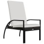 Brown synthetic rattan sun lounger with footrest by vidaXL, Loungers - Ref: Foro24-317628, Price: 91,61 €, Discount: %