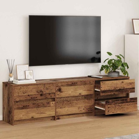 Gabinete de TV Marrón 180 x 34 x 50 cm Madera contrachapada