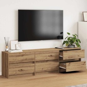 Gabinete de TV Marrón 181 x 34 x 50 cm Madera contrachapada
