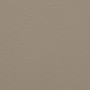 Cojín de banco de jardín tela Oxford gris taupé 180x50x7 cm