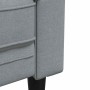 Juego de Sofá 2 pcs Gris claro tela