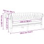 Juego de Sofá 2 pcs Marrón 201.5 x 74.5 x 74.5 cm tela