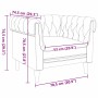 Juego de Sofá 3 pcs Marrón 201.5 x 74.5 x 74.5 cm tela
