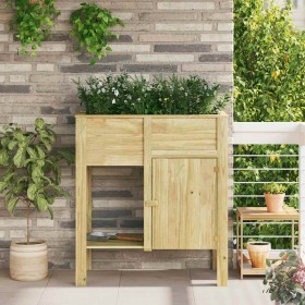 Cama elevada Marrón 85 x 46 x 96 cm Madera maciza de Pino