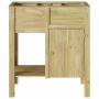 Cama elevada Marrón 85 x 46 x 96 cm Madera maciza de Pino