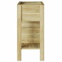 Cama elevada Marrón 85 x 46 x 96 cm Madera maciza de Pino