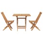Conjunto de Comedor de Jardín 2 pcs Marrón