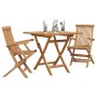 Conjunto de Comedor de Jardín 2 pcs Marrón