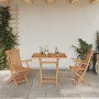 Conjunto de Comedor de Jardín 2 pcs Marrón