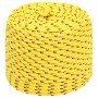 Yellow polypropylene boat rope 6 mm 100 m by vidaXL, Ropes and metal cords - Ref: Foro24-152604, Price: 19,54 €, Discount: %