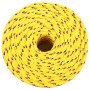 Yellow polypropylene boat rope 6 mm 100 m by vidaXL, Ropes and metal cords - Ref: Foro24-152604, Price: 19,54 €, Discount: %