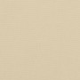 Cojines de banco de jardín 2 uds tela Oxford beige 120x50x7 cm