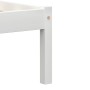 Estructura de cama sin colchón madera de pino blanco 100x200 cm