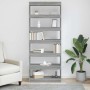 Estantería Gris sonoma 80 x 30 x 198 cm Madera contrachapada