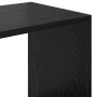 Estantería para libros Roble negro 137.5 x 29 x 137.5 cm