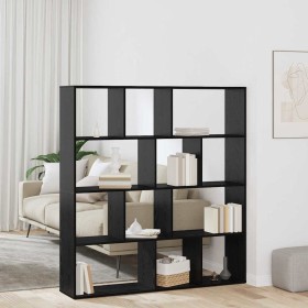 Estantería para libros Roble negro 132 x 29 x 141.5 cm