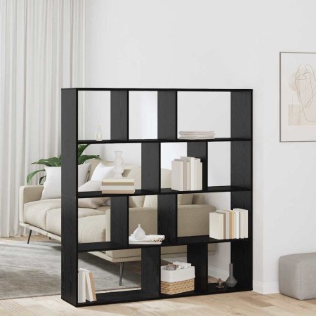Estantería para libros Roble negro 132 x 29 x 141.5 cm
