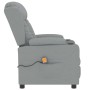 Sillón de masaje tela gris claro