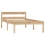 Estructura de cama sin colchón madera maciza de pino 100x200 cm en Camas y somieres | Comprar online en Foro24