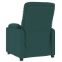 Sillón reclinable de tela verde oscuro