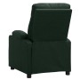 Sillón de masaje de tela verde oscuro