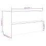 Mueble de baño con lavabo madera contrachapada roble ahumado de vidaXL, Tocadores de baño - Ref: Foro24-3120345, Precio: 224,...