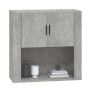 Wandschrank aus betongrauem Sperrholz, 80 x 33 x 80 cm von vidaXL, Sideboards - Ref: Foro24-816588, Preis: 82,05 €, Rabatt: %