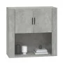Wandschrank aus betongrauem Sperrholz, 80 x 33 x 80 cm von vidaXL, Sideboards - Ref: Foro24-816588, Preis: 80,60 €, Rabatt: %