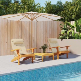 Cojines para silla Adirondack 2 uds tela Oxford beige Cojines para silla Adirondack 2 uds tela Oxford beige
