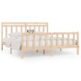 Estructura de cama de madera maciza de pino 200x200 cm de vidaXL, Camas y somieres - Ref: Foro24-3107048, Precio: 144,34 €, D...
