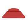 Cojines para silla Adirondack 2 uds tela Oxford rojo