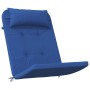 Cojín de silla 2 pcs Azul 58 x 77 x 4.5 cm Tela Oxford