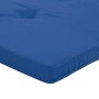 Cojín de silla 2 pcs Azul 58 x 77 x 4.5 cm Tela Oxford