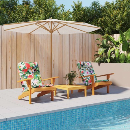 Cojines para silla Adirondack 2 uds tela Oxford multicolor