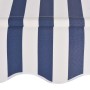 Manuell einziehbare Markise 200 cm blau-weiß gestreift von vidaXL, Markisen - Ref: Foro24-43220, Preis: 65,73 €, Rabatt: %