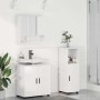 Juego de muebles de baño 3 pcs brillante 61 x 35 x 64 cm