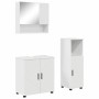 Juego de muebles de baño 3 pcs brillante 61 x 35 x 64 cm