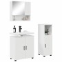 Juego de muebles de baño 3 pcs brillante 61 x 35 x 64 cm