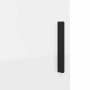 Juego de muebles de baño 3 pcs brillante 61 x 35 x 64 cm