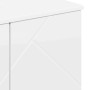Juego de muebles de baño 3 pcs brillante 61 x 35 x 64 cm