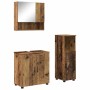Juego de muebles de baño 3 pcs Madera vieja 61 x 35 x 64 cm