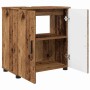 Juego de muebles de baño 3 pcs Madera vieja 61 x 35 x 64 cm