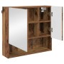 Juego de muebles de baño 3 pcs Madera vieja 61 x 35 x 64 cm