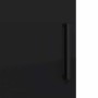 Juego de muebles de baño con cajón 3 pcs Negro 61 x 35 x 64 cm