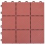 Terrassenplatten 10 Stück roter Kunststoff 30,5x30,5 cm von vidaXL, Böden und Teppiche - Ref: Foro24-48230, Preis: 54,10 €, R...