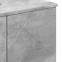 Juego de muebles de baño 3 pcs Gris hormigón 61 x 35 x 64 cm